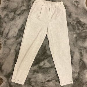 Bershka S size formal gray pants.